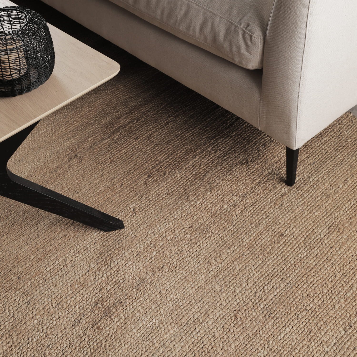 Alfombra Yute Sahara 170x240 Crudo - Form Design