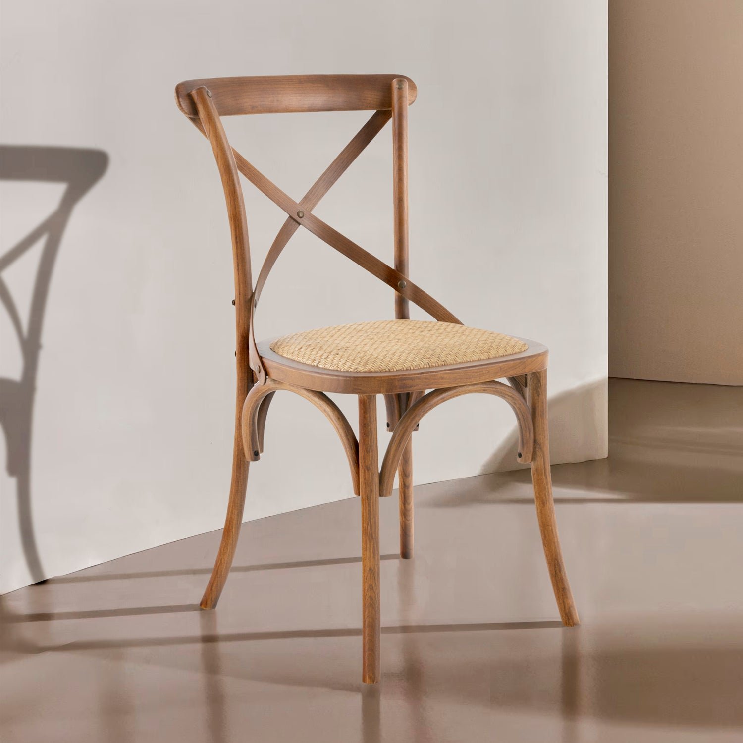 Silla Madera Tradition Rattan Nogal - Form Design